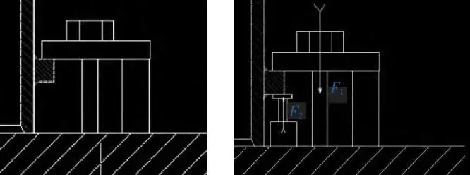 Diagrama de análise de força - Grandes peças de manga com paredes finas, fixação vertical, controle de deformação em torno