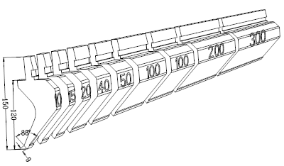 Gooseneck Punch Split Chart