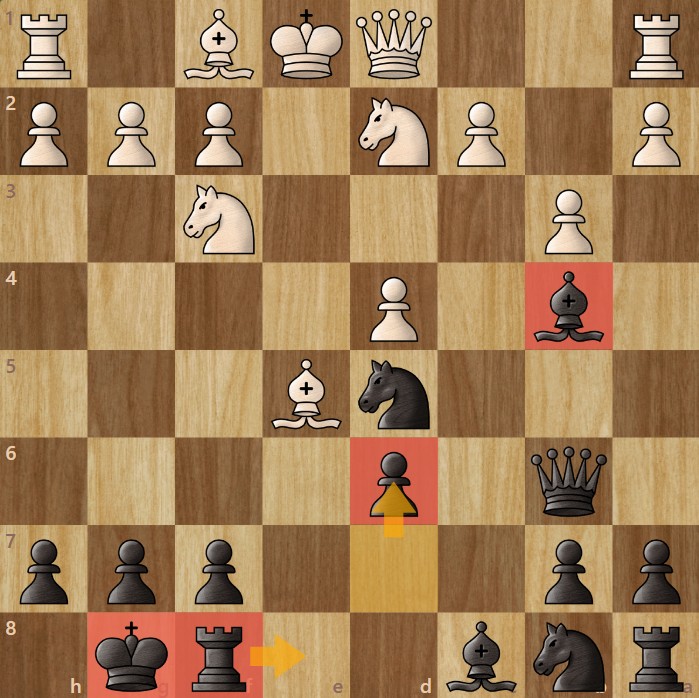 A chessboard diagram showing a London System trap for Black.