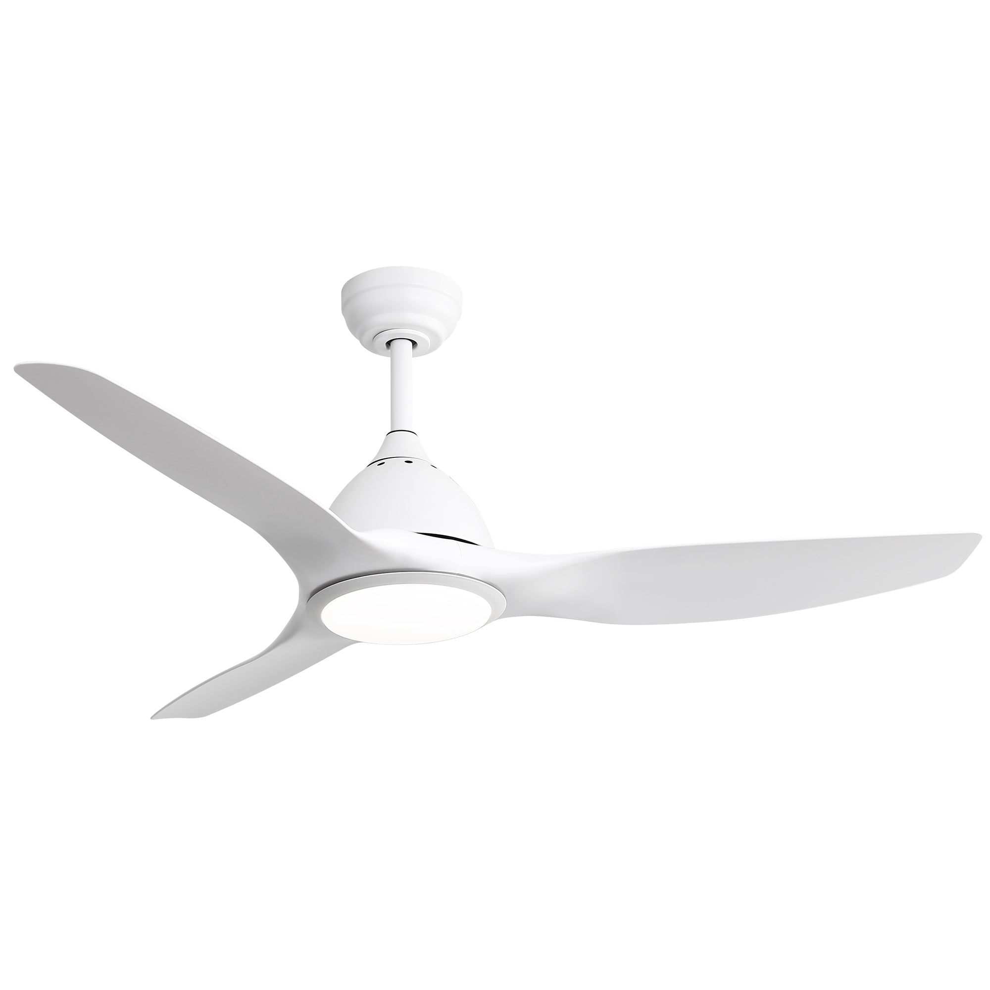 52-inch white ceiling fan with remote control