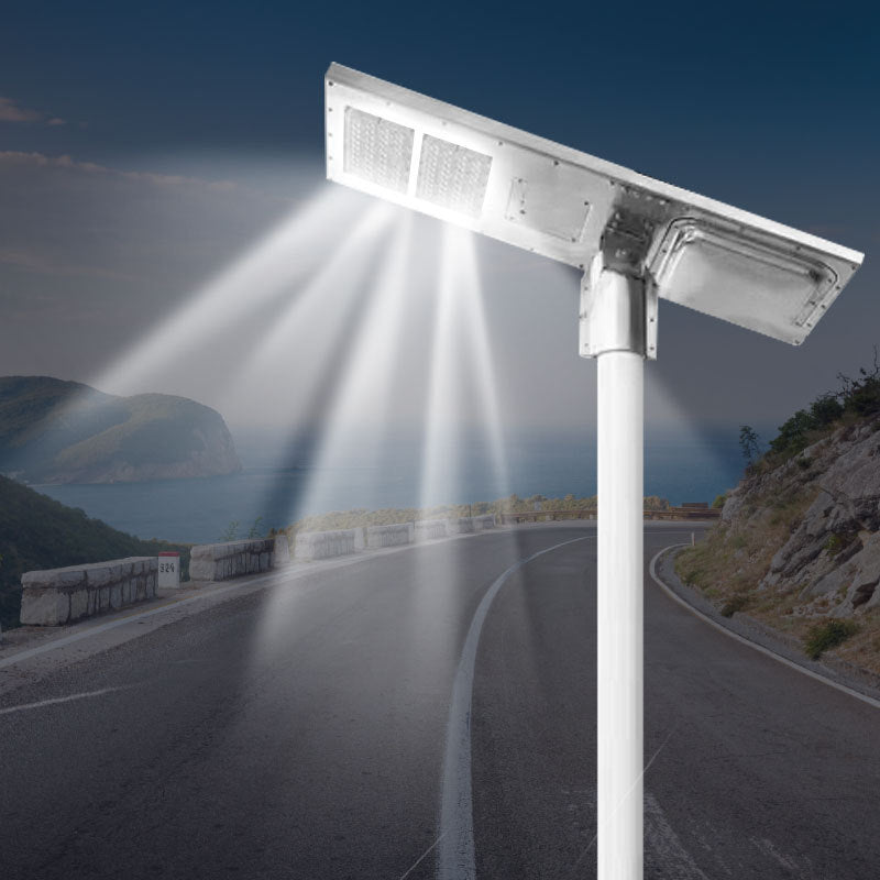 Rackora 40W high-endurance smart solar street light with aluminum construction