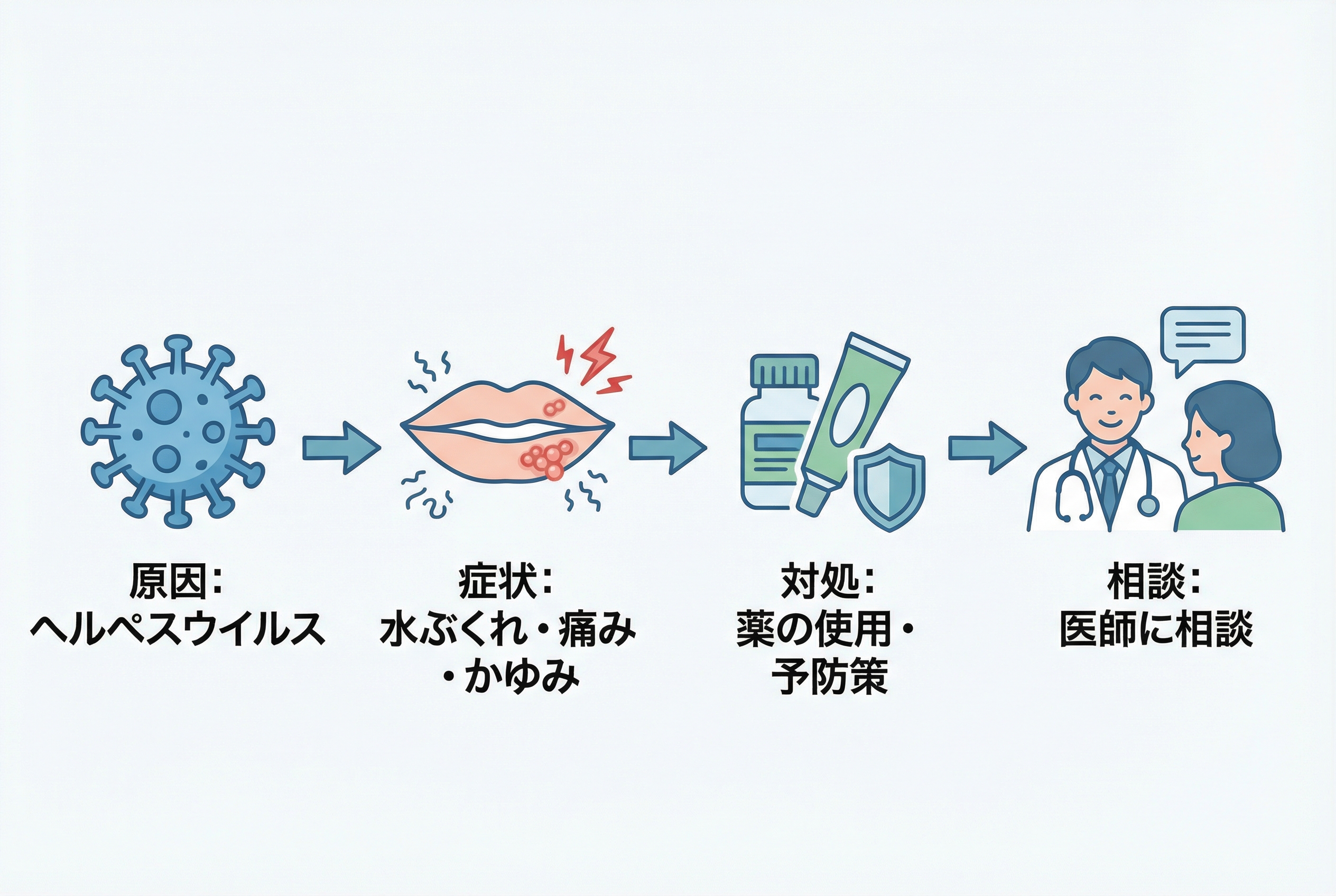 口唇ヘルペスの基本知識と感染対策