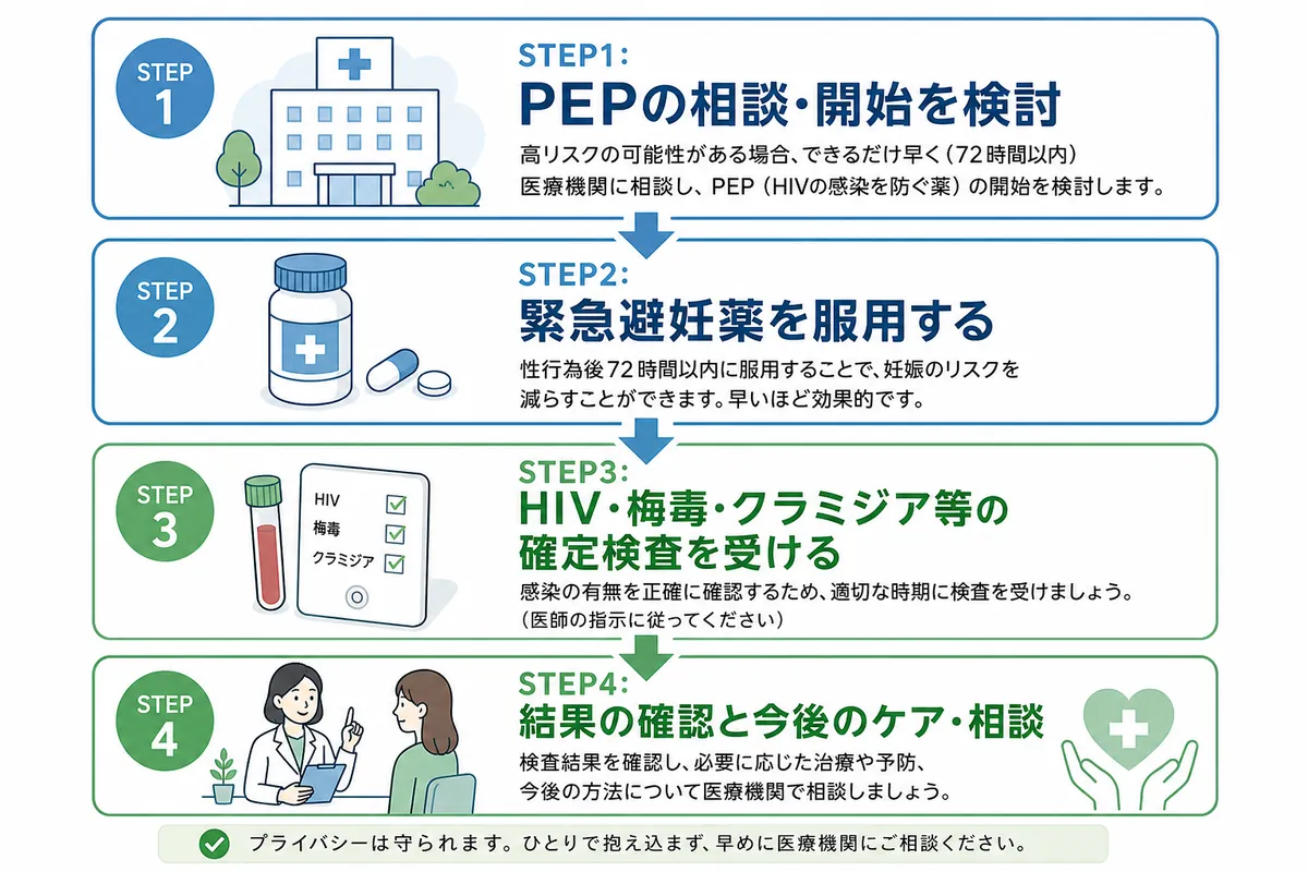 医師が示す「妊娠とHIV感染」を回避する最適行動チャート