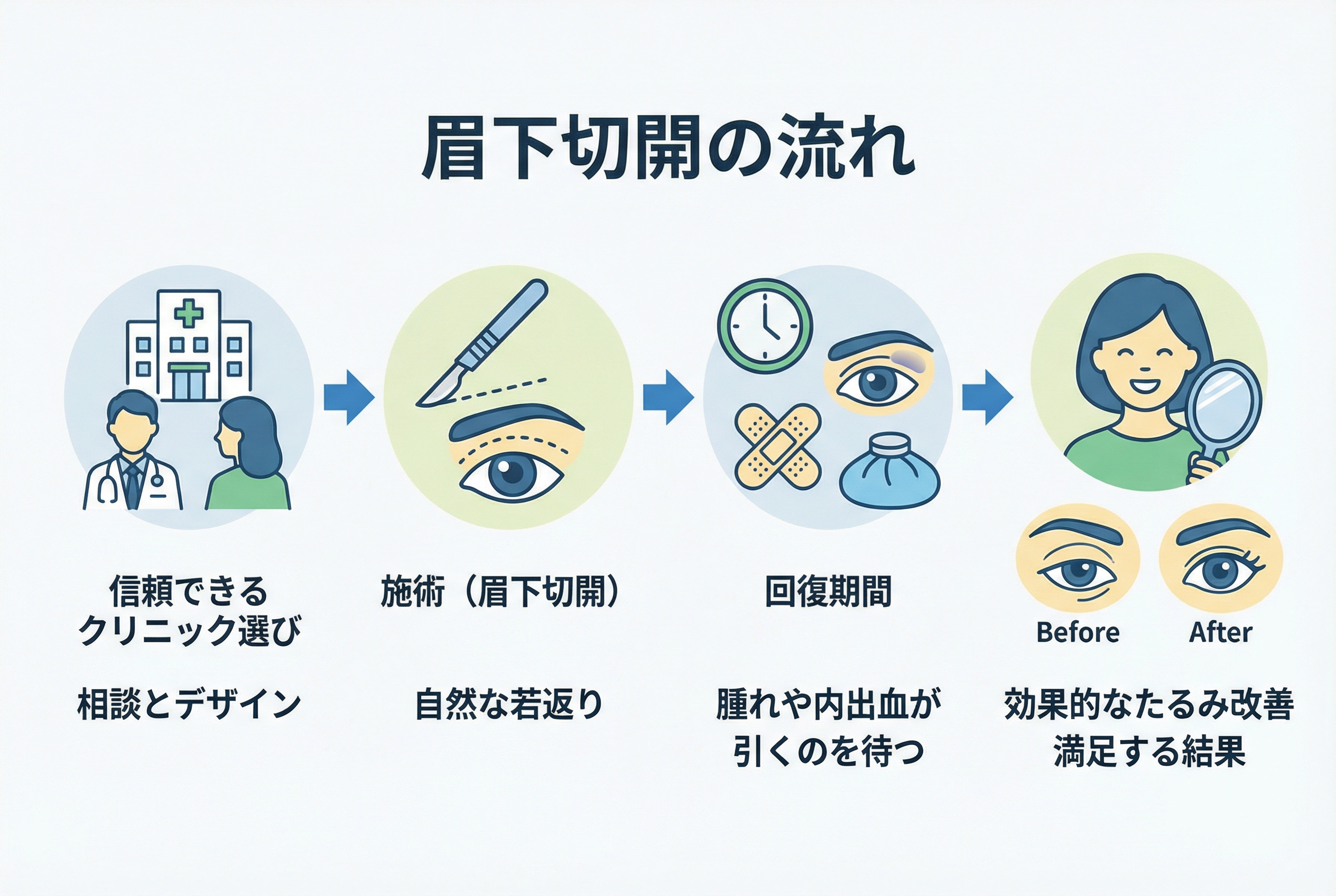 失敗しないための眉下切開手術の全手順と術後経過 - 画像 1