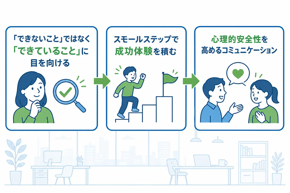 本人の自己肯定感を育む関わり方