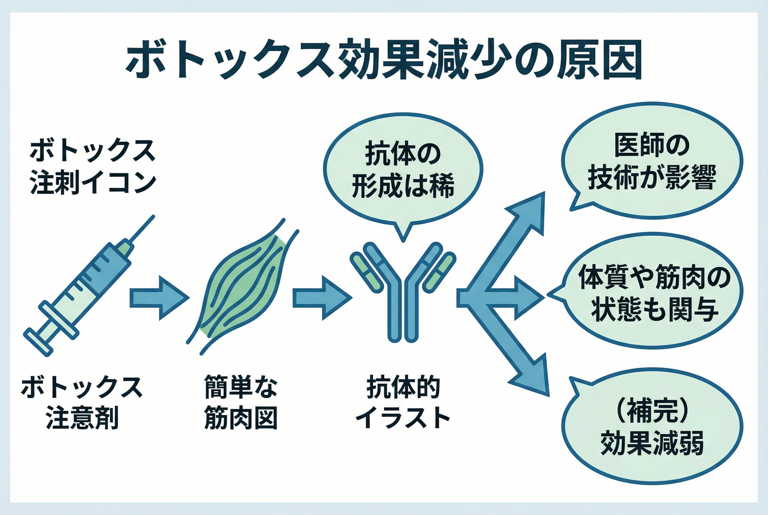 なぜ？ボトックスが効かなくなる主な原因