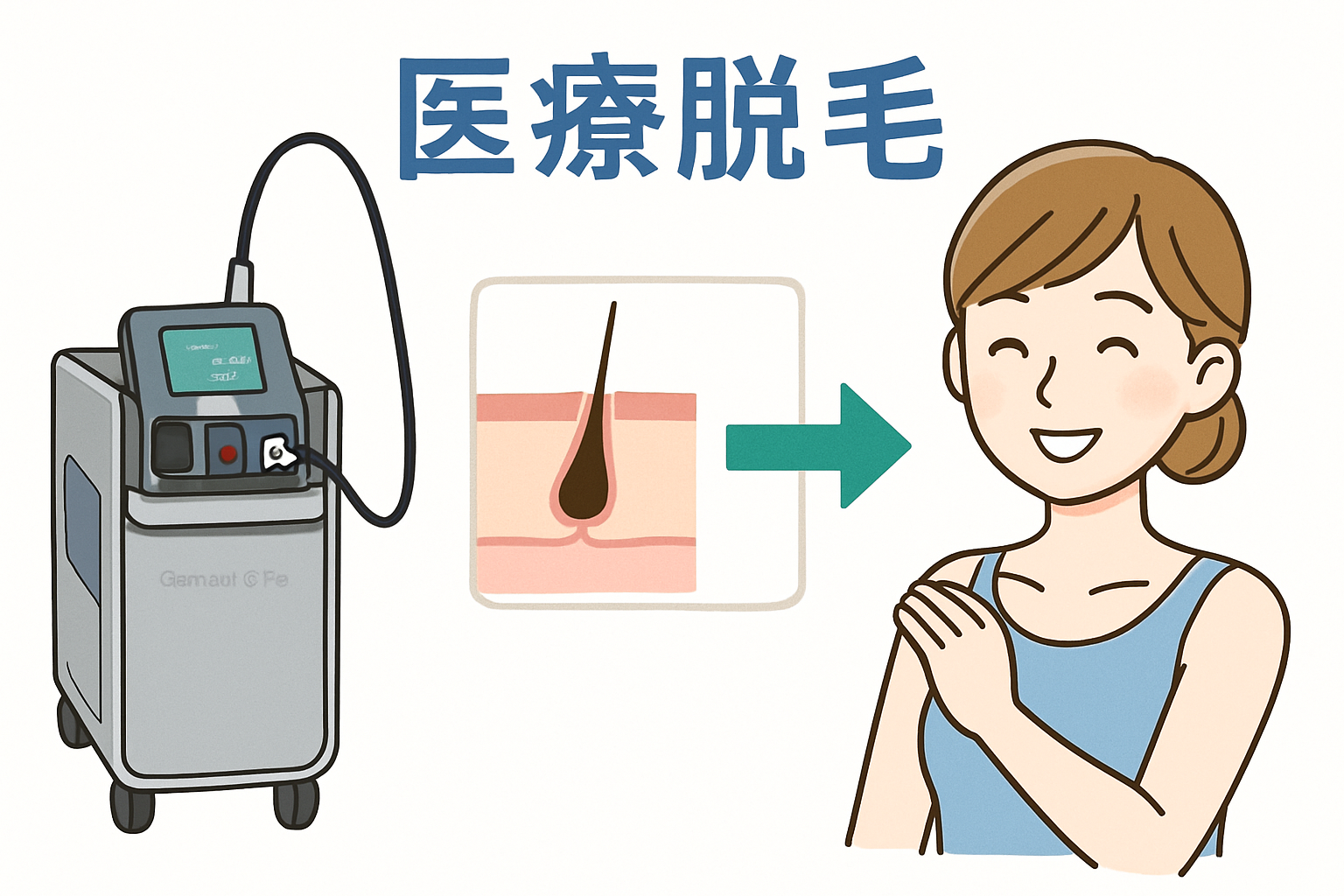 当院の医療脱毛について