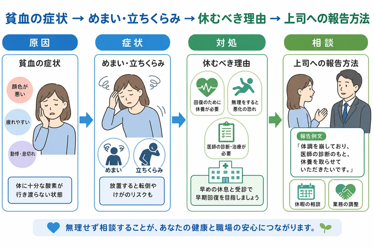 貧血の症状を改善するための具体的な対策