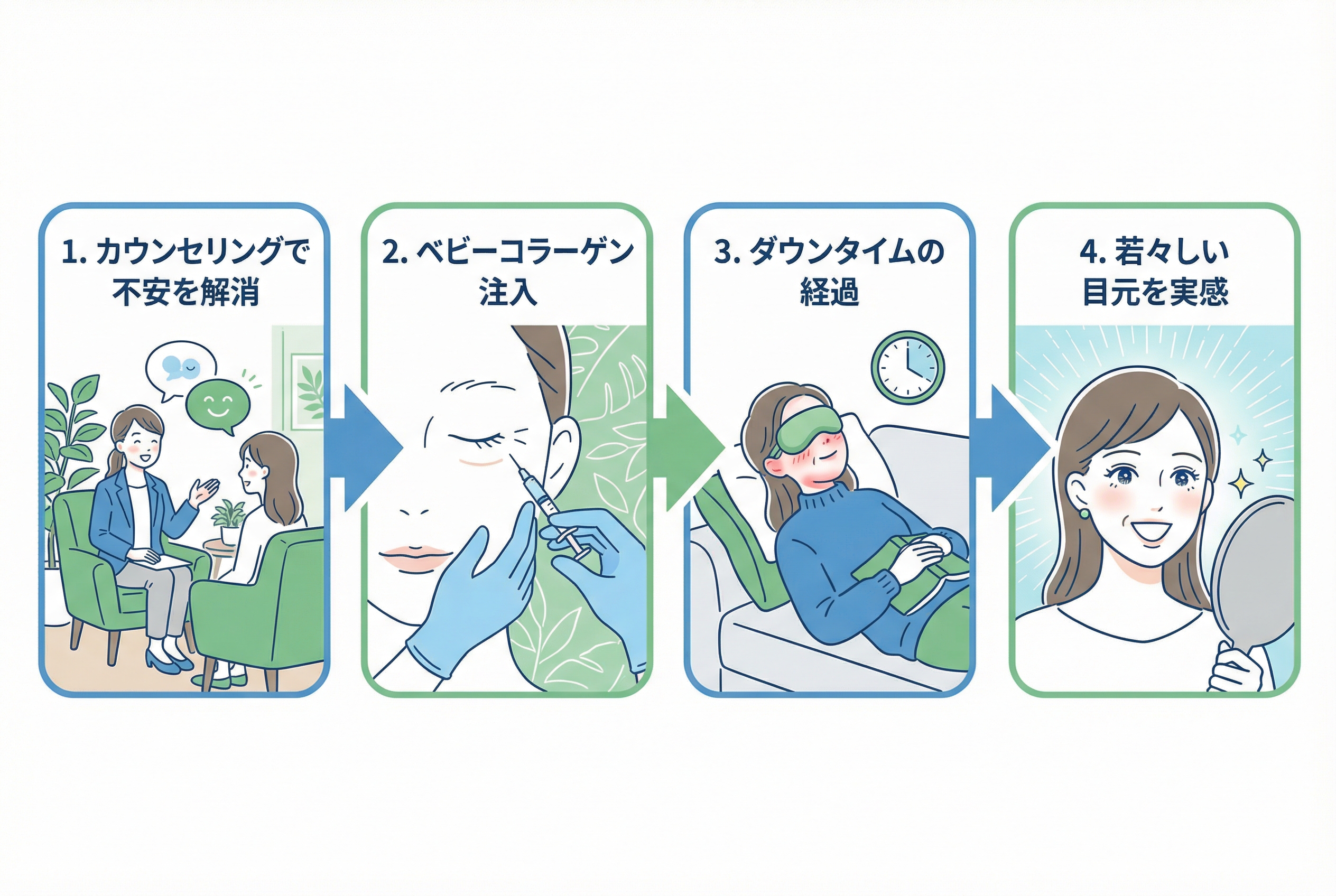 ベビーコラーゲン注入の全手順とダウンタイム
