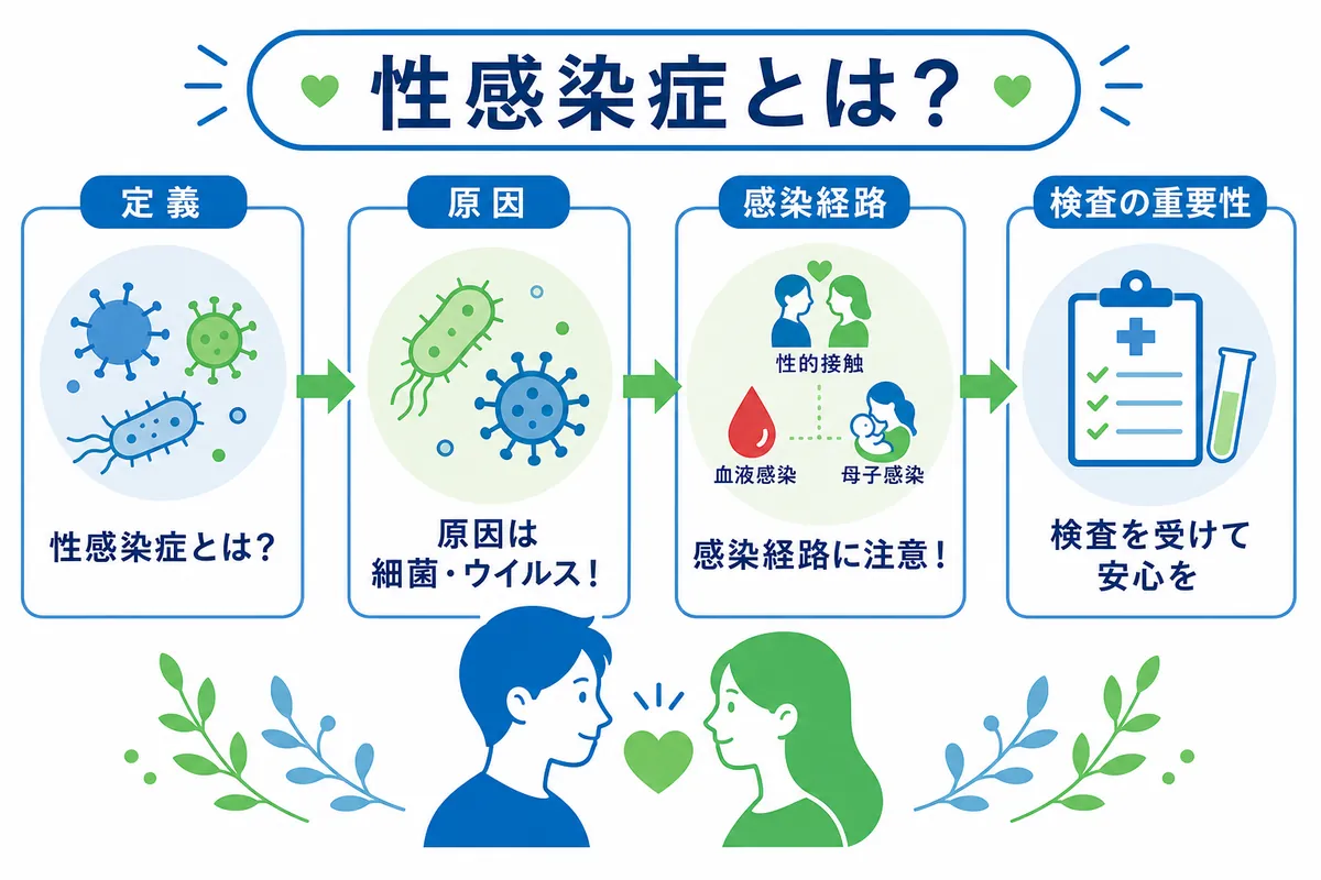 性病とは？性感染症の定義と原因となる病原体
