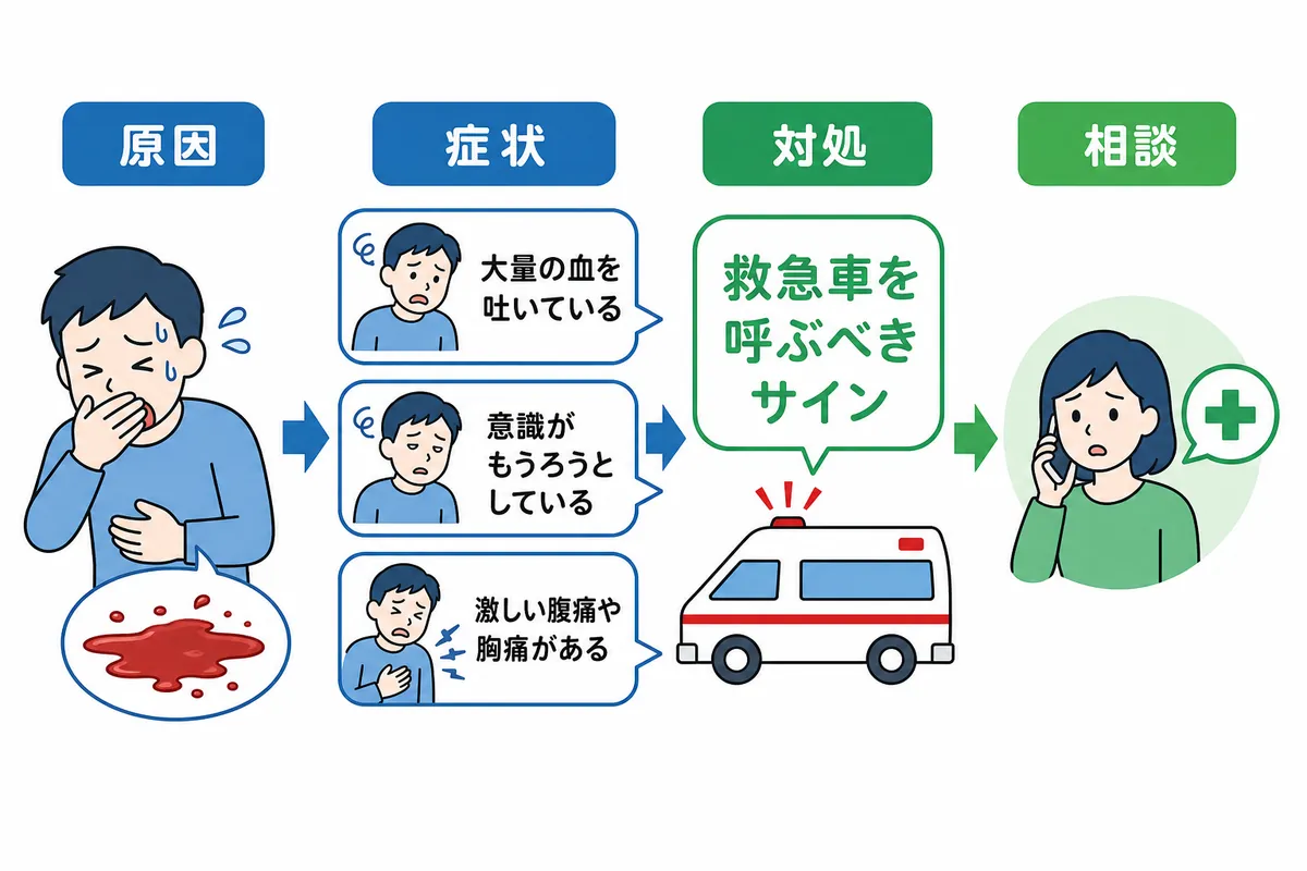 その赤い嘔吐、本当に血？食べ物との見分け方 - 画像 1