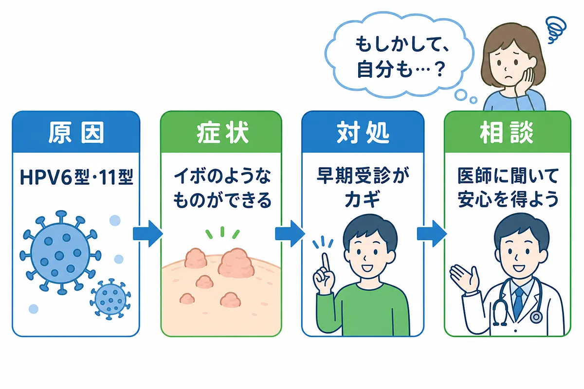 【医師が解説】コンジローマの原因HPV6型・11型とは？