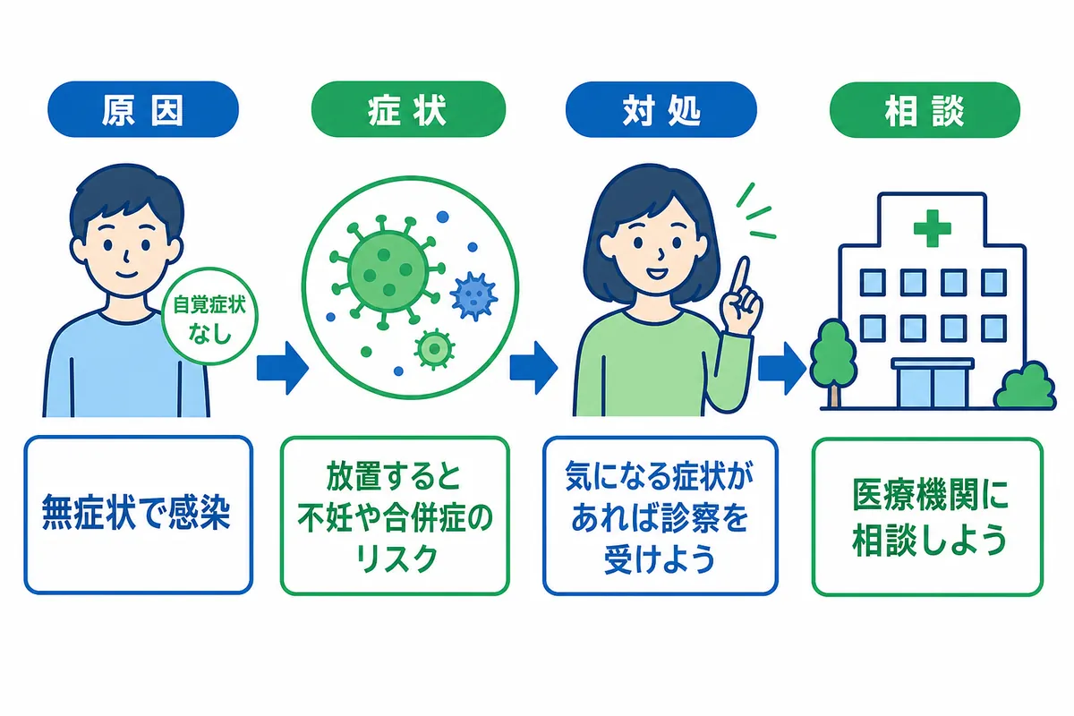 症状が出ないまま進む性病と、放置した場合のリスク