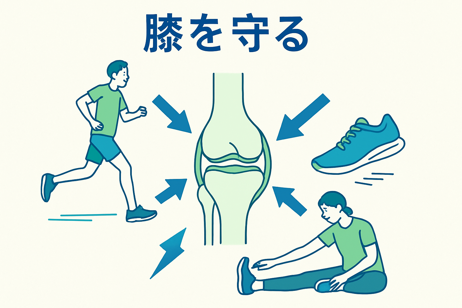 変形性膝関節症の予防と対策5選