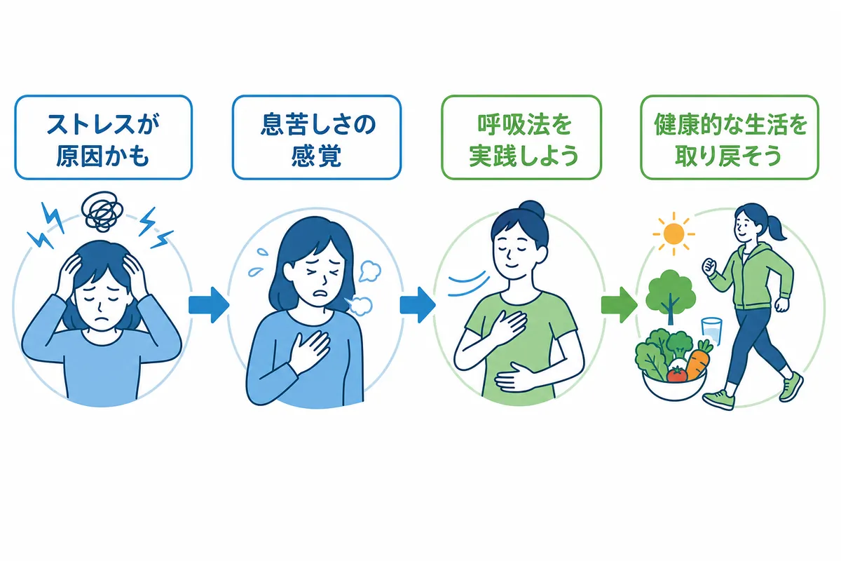 医師が解説する「ストレス性息苦しさ」特有の感覚