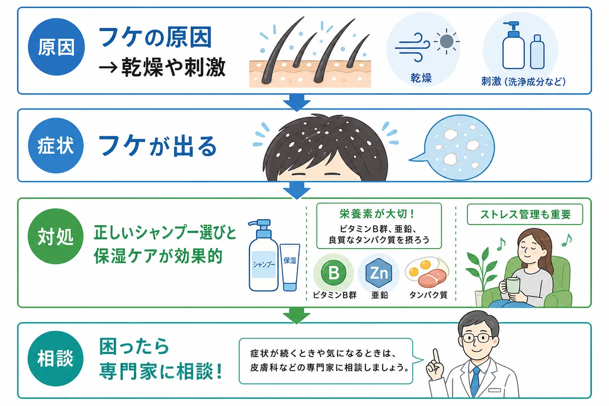 専門家によるフケの検査・診断と治療法