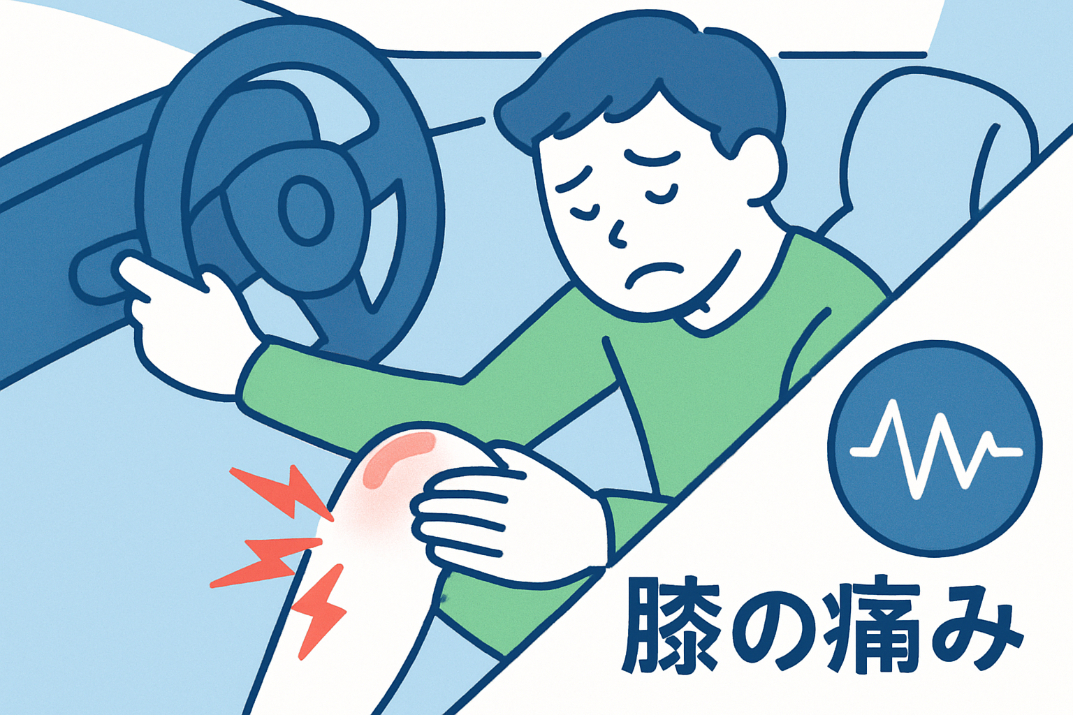 運転中の膝の痛みを和らげる対処法と予防策