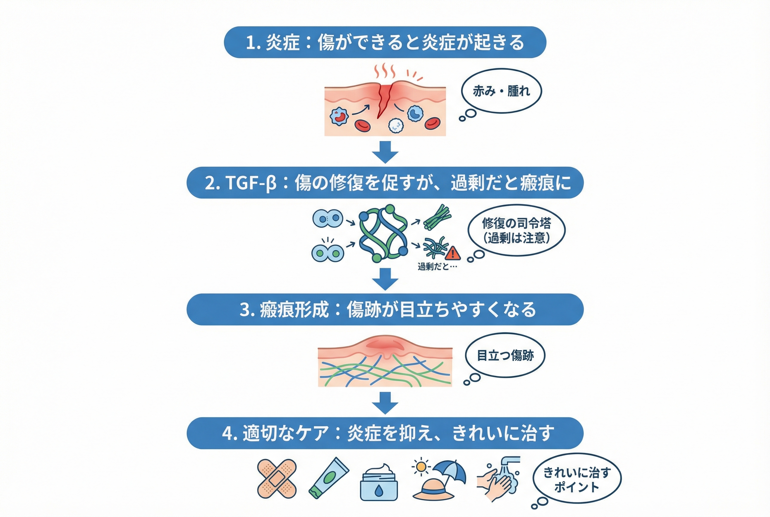 最新エビデンスに基づく「瘢痕を最小化する」創傷管理術