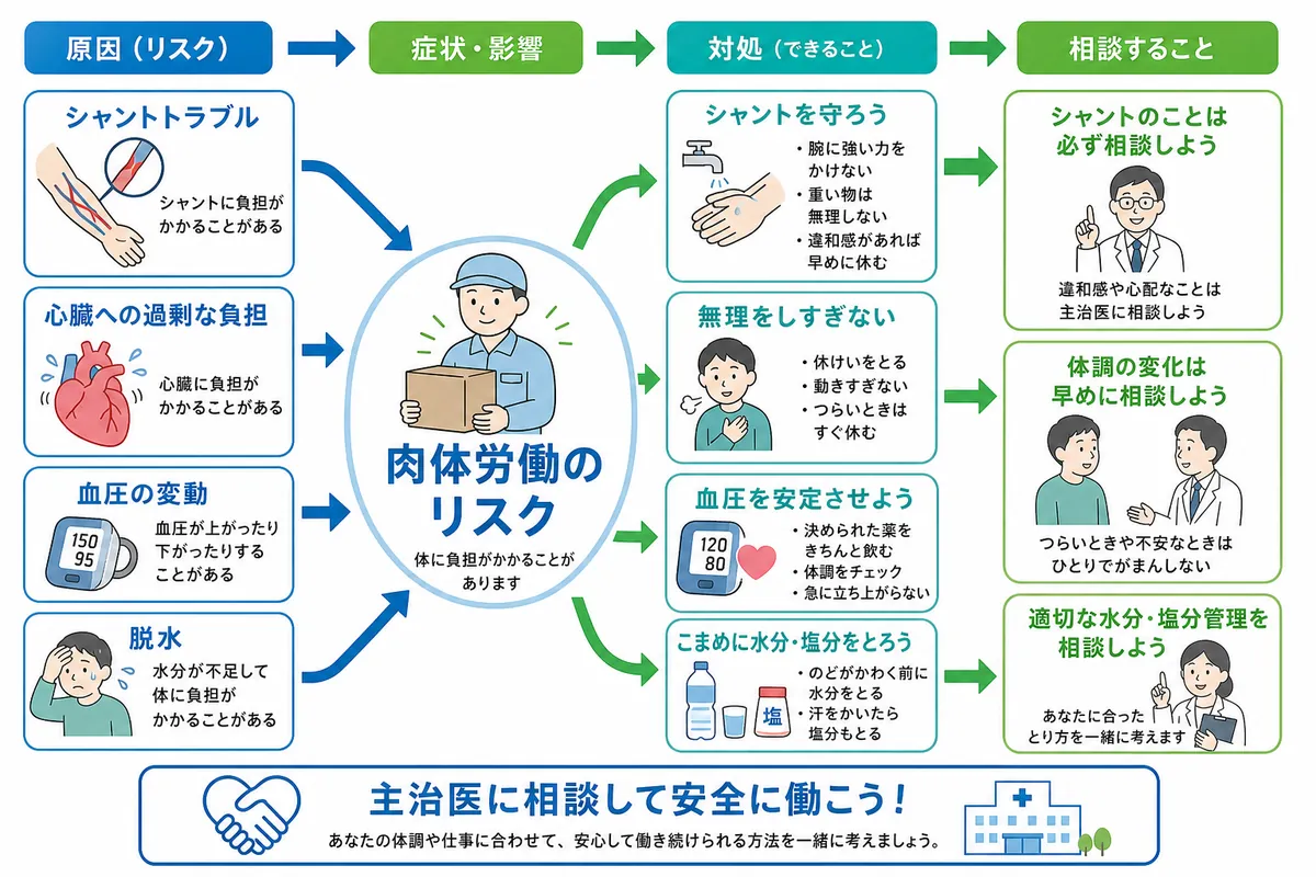 仕事と治療を両立させるための具体的対策