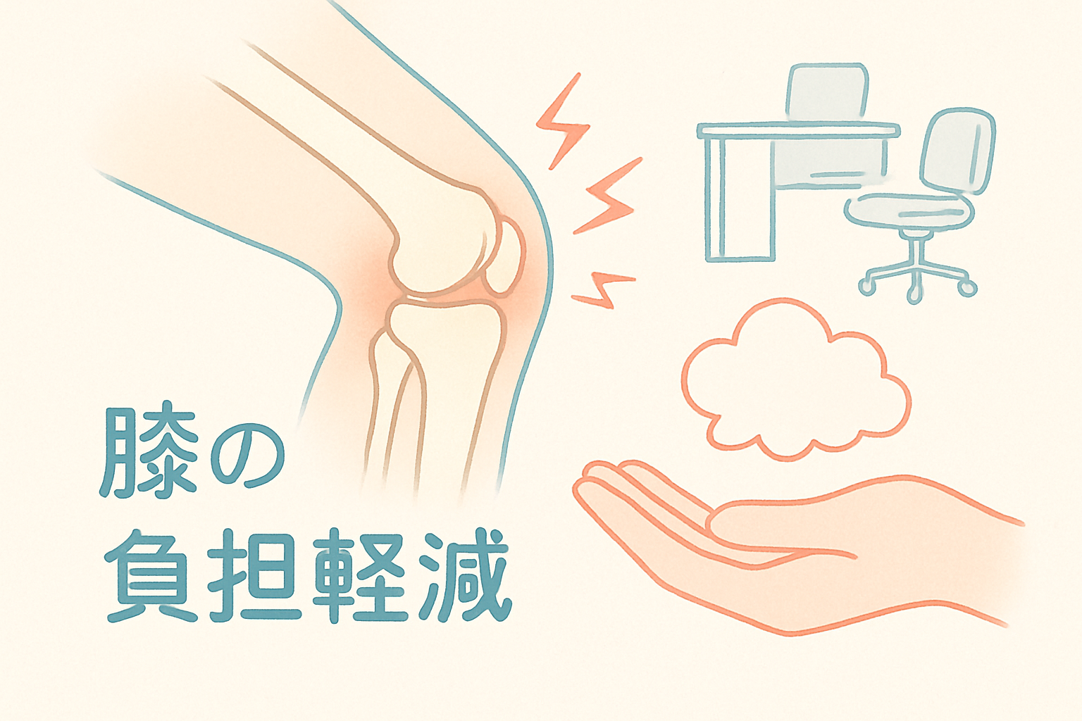 変形性膝関節症と仕事の両立：負担軽減と治療のポイント5選