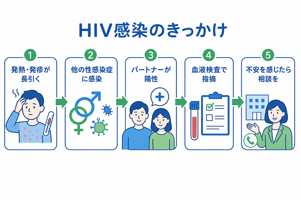 「まさか自分が？」HIV感染に気づく5つのきっかけ