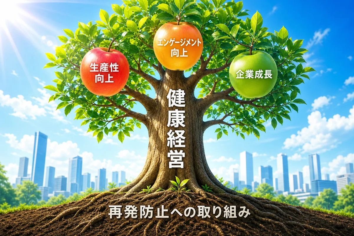 再発防止から「健康経営」へ繋げるための企業視点