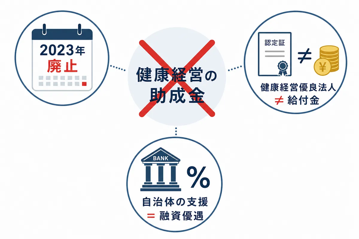 【結論】健康経営の助成金は「ほぼ無い」のが正しい理解です