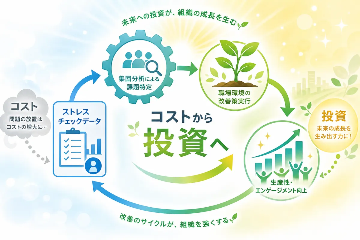 【独自】ストレスチェックを「投資」へ変える結果の活用術