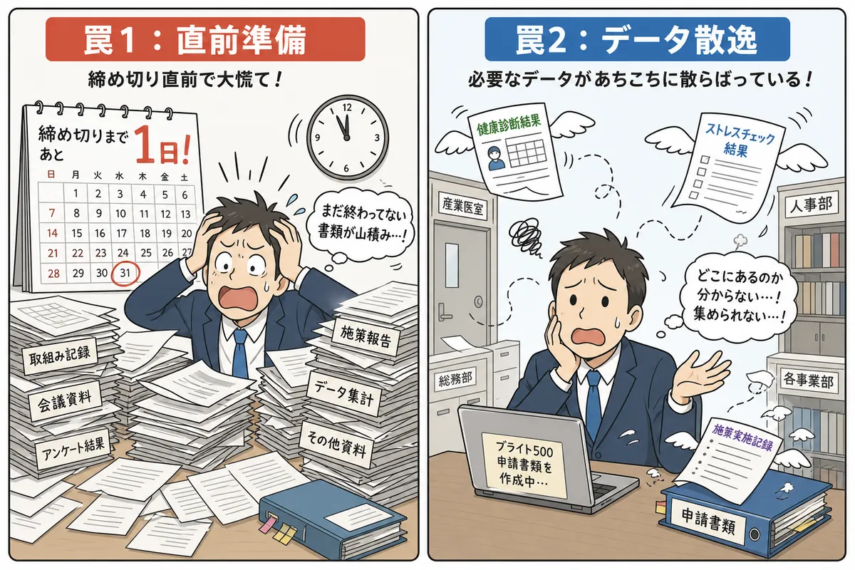 リソースが限られる中小企業がブライト500準備で陥りがちな2つの罠