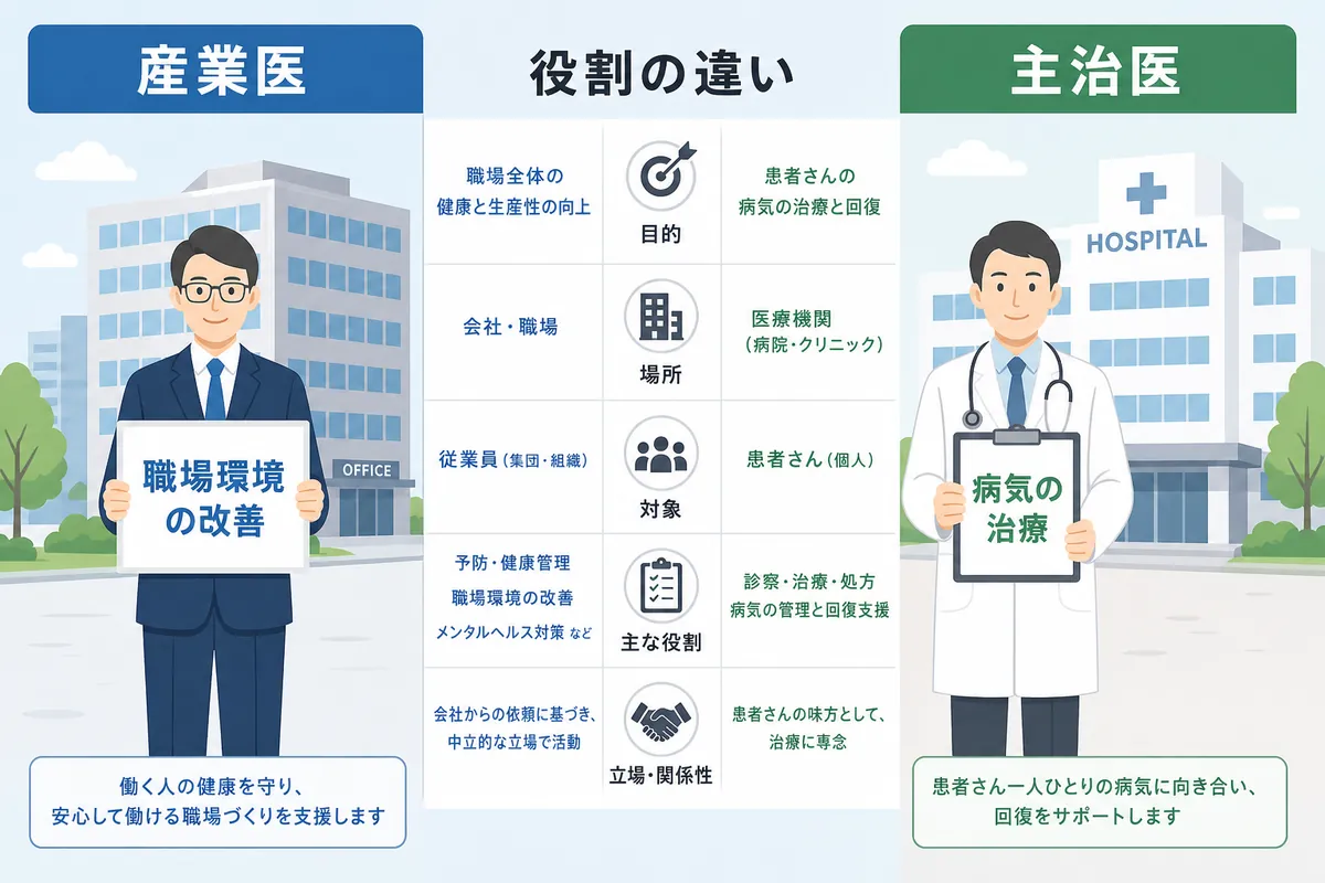 産業医は医療行為ができない?その誤解と正しい法的整理