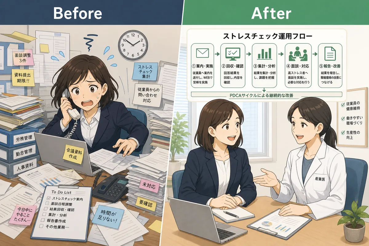 外部専門家との連携で実現する、効果的なストレスチェック運用