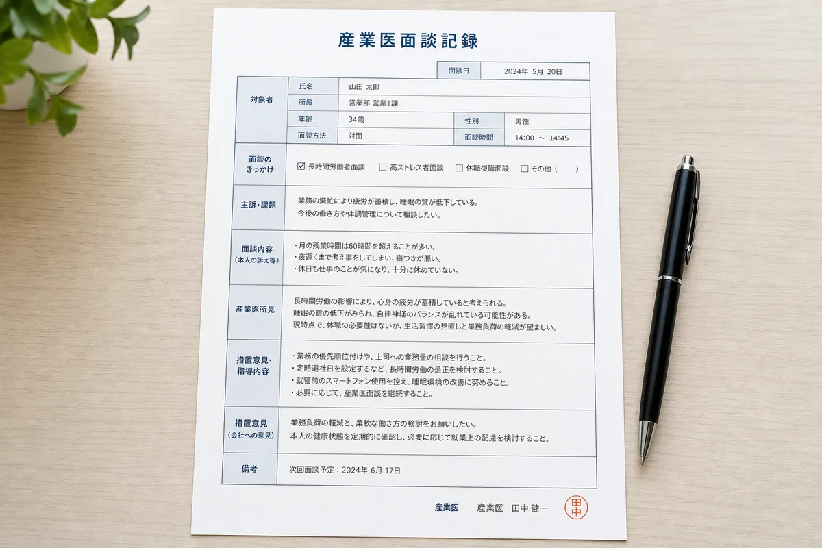 面談記録に記載すべき項目と「書いてはいけない」項目の境界線