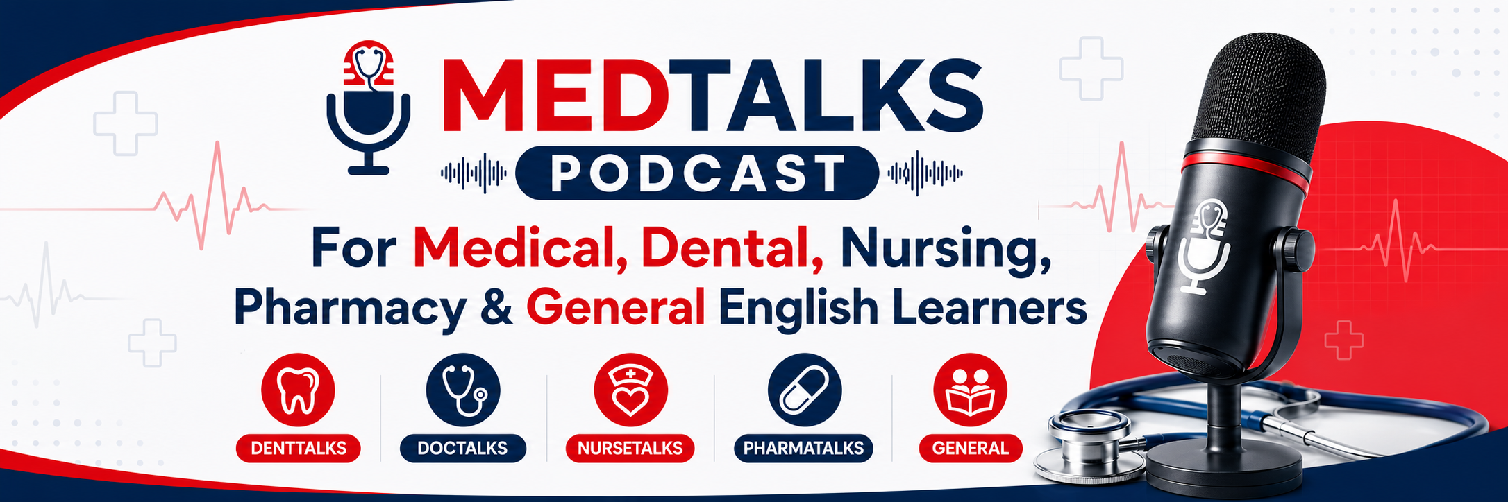 "MedTALKS PODCASTS"  OPENED FOR ENGLISH LEARNERS