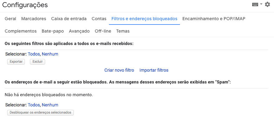 como organizar e-mail