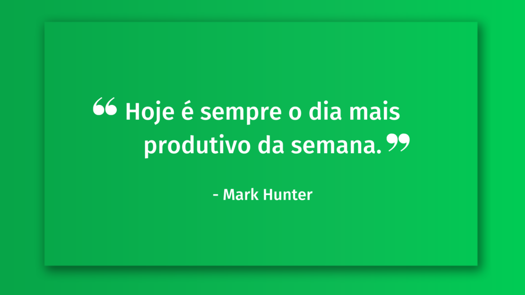 Frase do dia