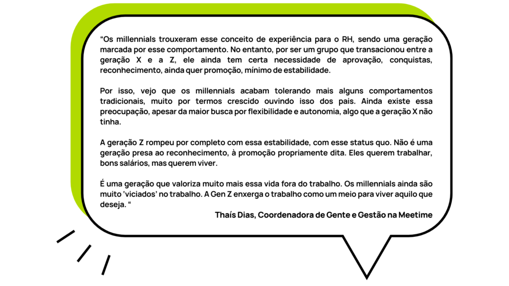 geração z vs milleniaal no mercado de trabalho