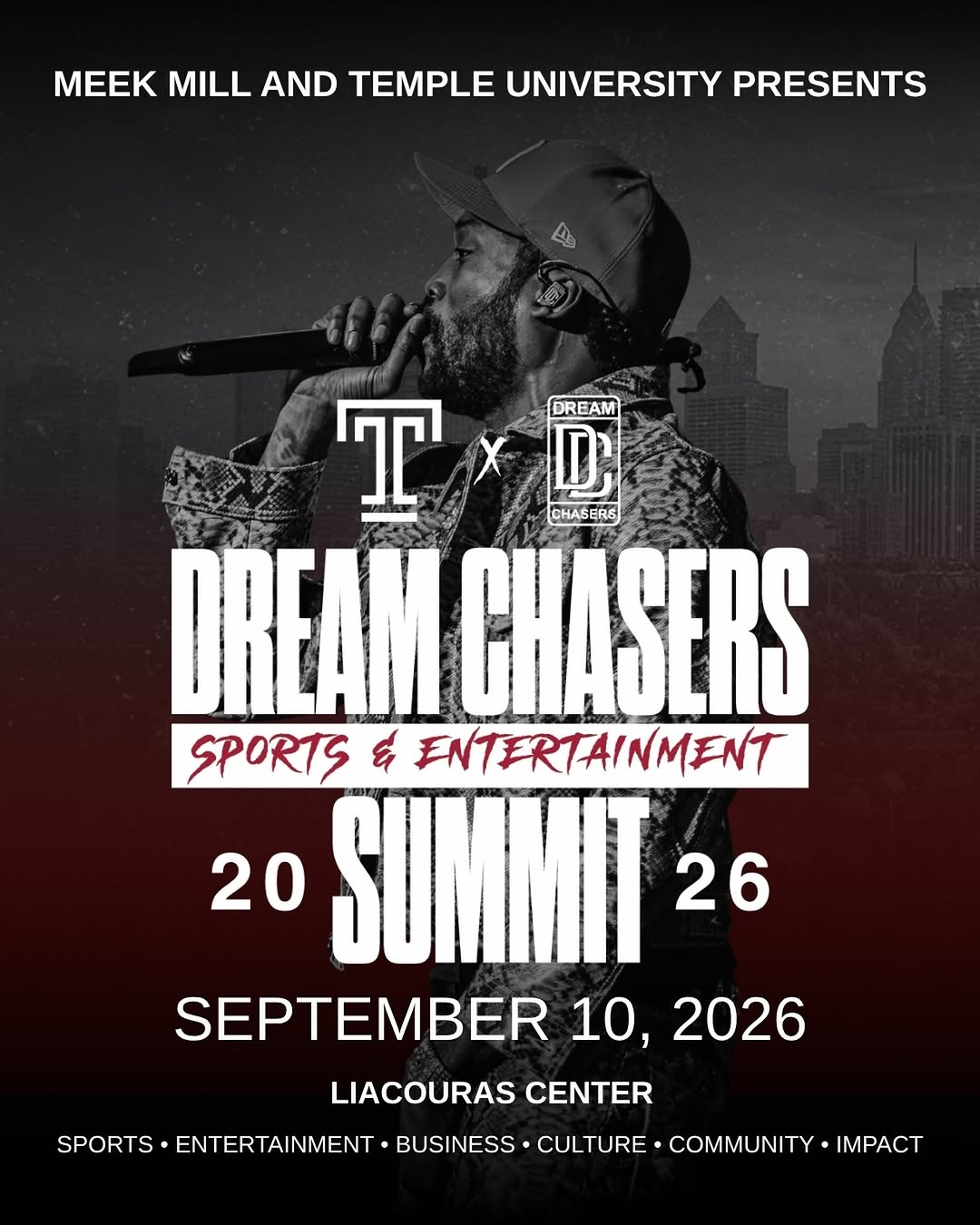 Dream chaser summit back!!!! Dream chasers x temple x Philly let's get itt!!! With some special guest for the city โจโจโจโจ