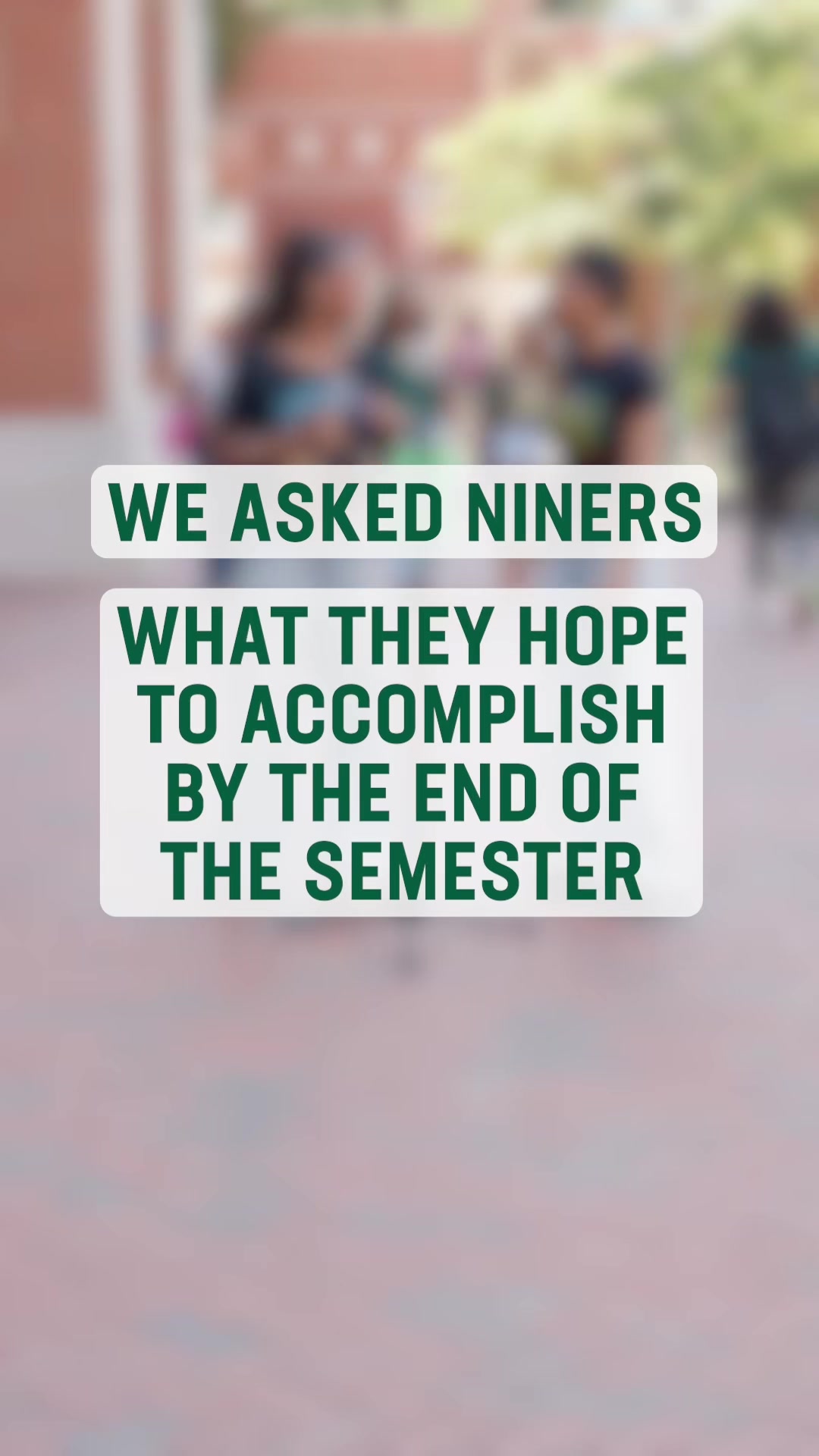 manifesting all these for our Niners πwhat are you hoping to accomplish this semester? β¬οΈ #Charlotte #UNCCharlotte #Fyp