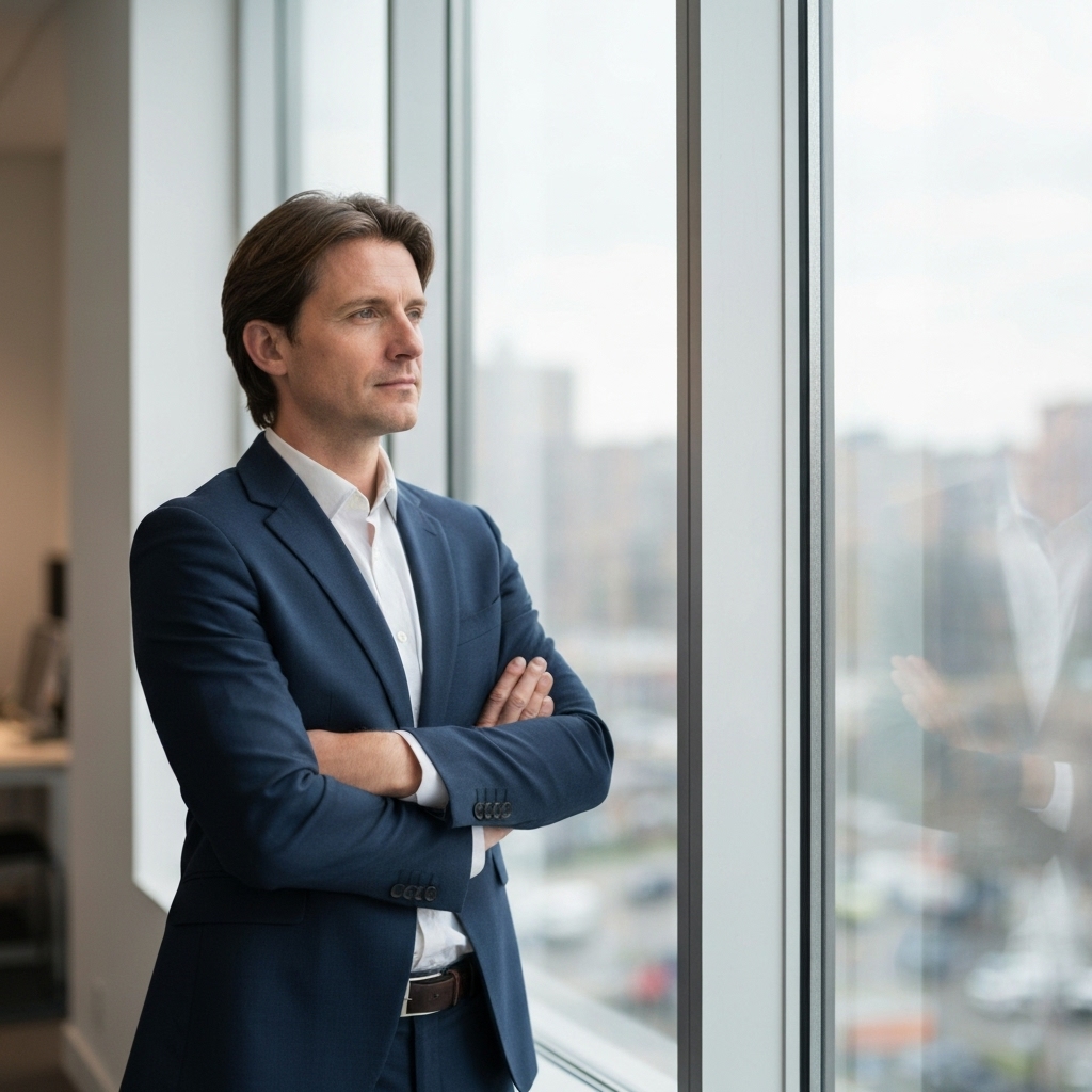 Business professional in a modern office