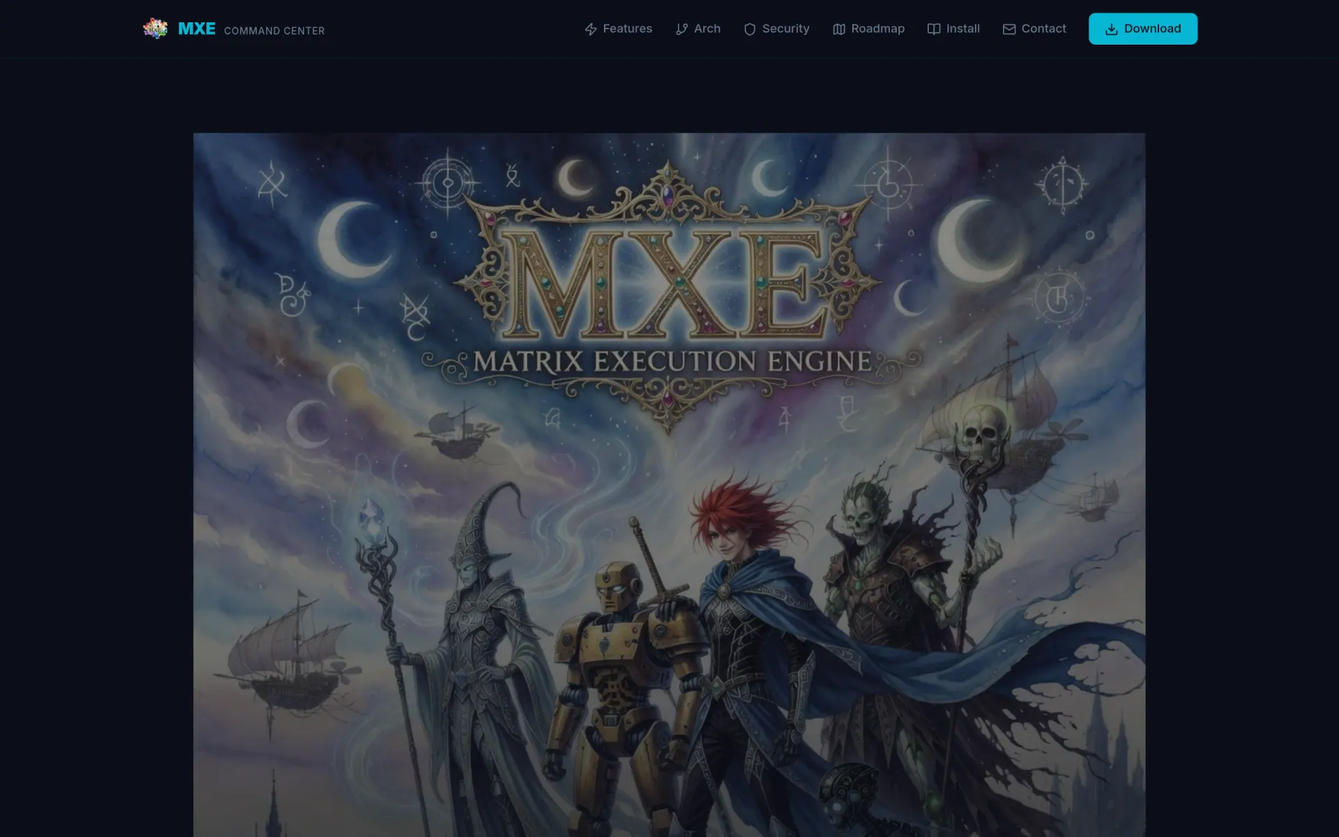 MXE — Matrix eXecution Engine — orchestrate remote servers with cryptographic authority.