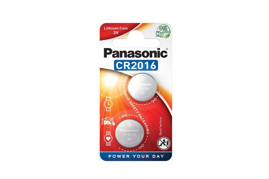 PANASONIC Coin Lithium CR-2016EL/2B 2kpl/pkt