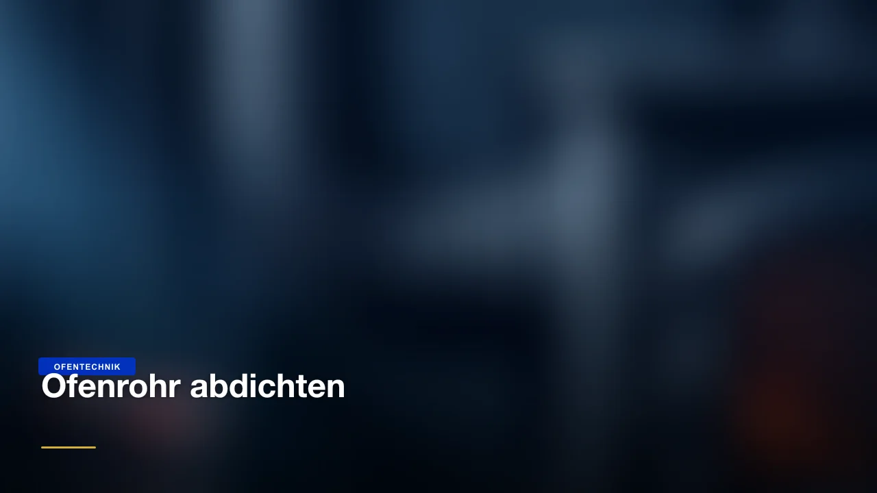Ofenrohr abdichten: Material, Auswahl und Sortiment | Mekisan