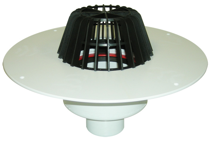 Dachablauf DN160 mit PVC-Kragen – HL Hutterer & Lechner Produkt