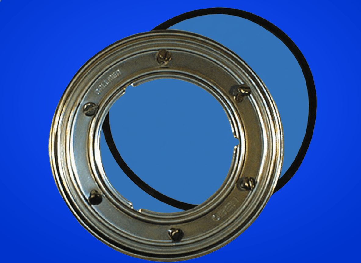 Abdichtgarnitur mit Klemmelement Edelstahl d 196x114mm