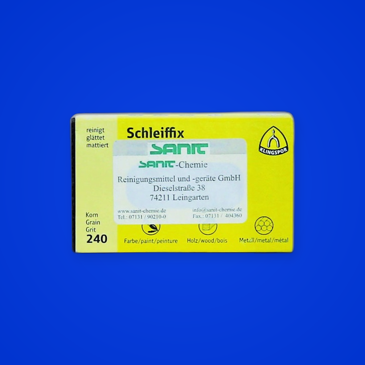 Oberflächenradierer – Sanit Produkt