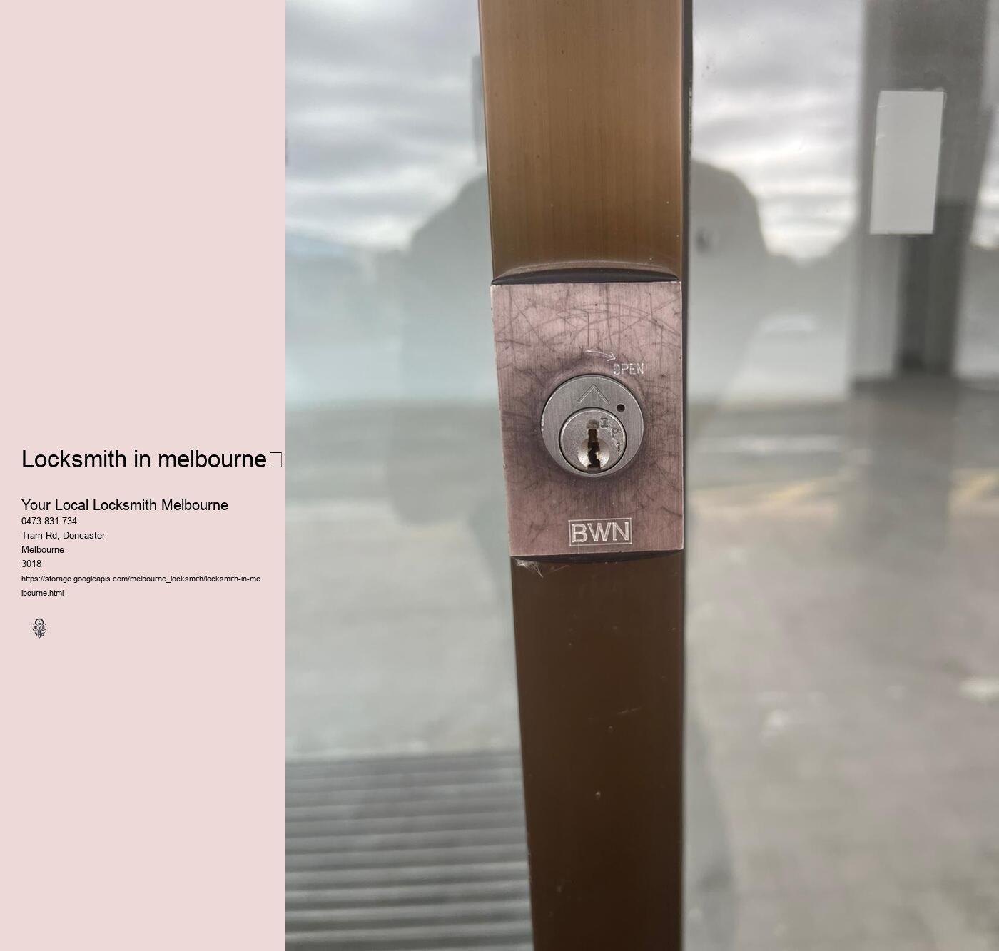 Afterpay Locksmith Melbourne