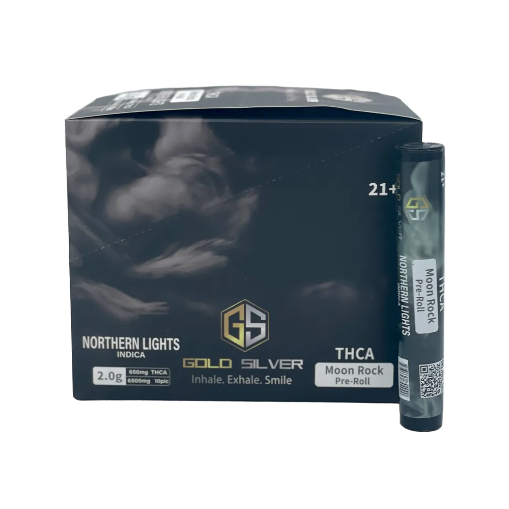 Product image 1 of 1 for Gold Silver THC-A Moonrock 2g -Northern Lights- Bundle of 4