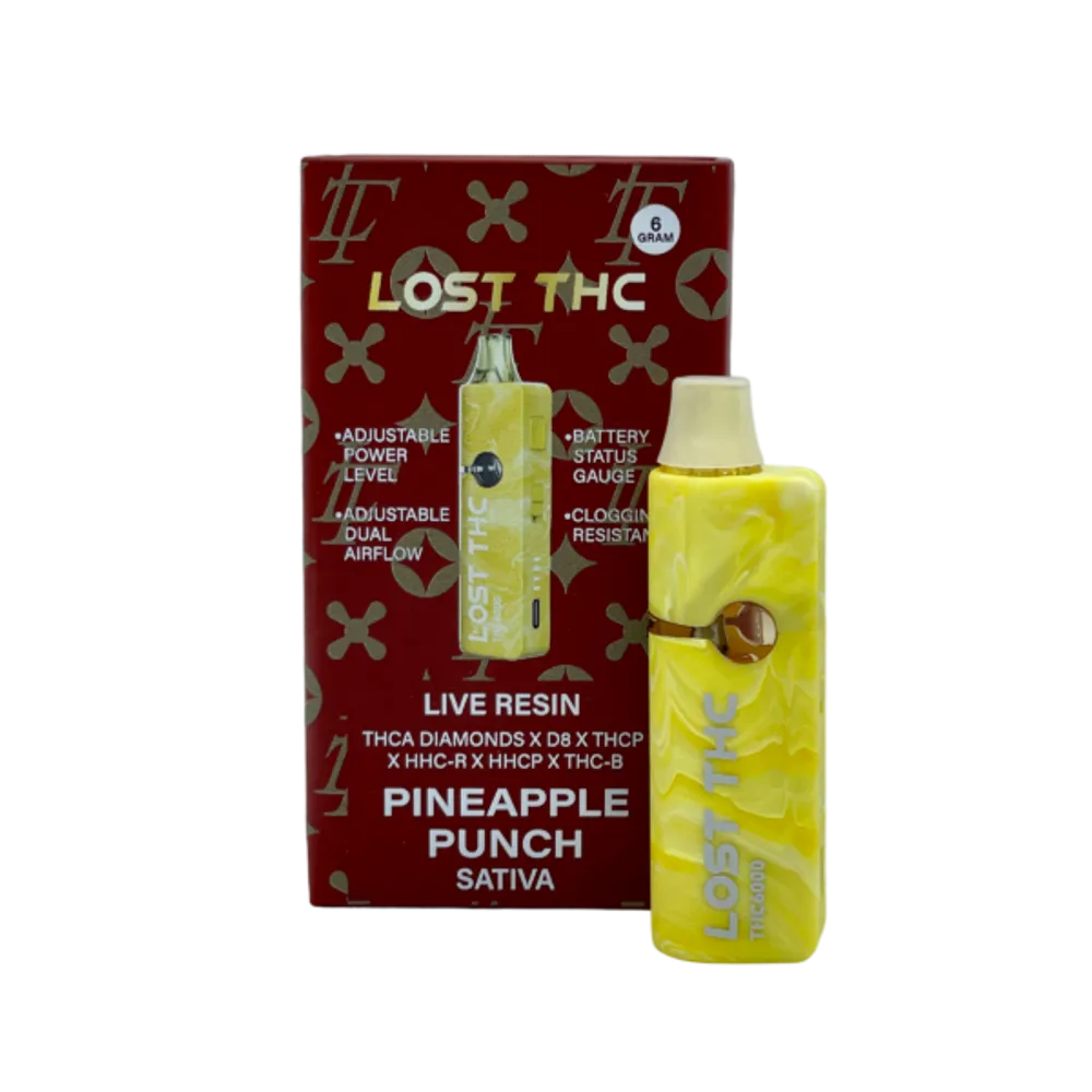 Product image 1 of 1 for Lost THC 6 gram Disposable - Pineapple Punch