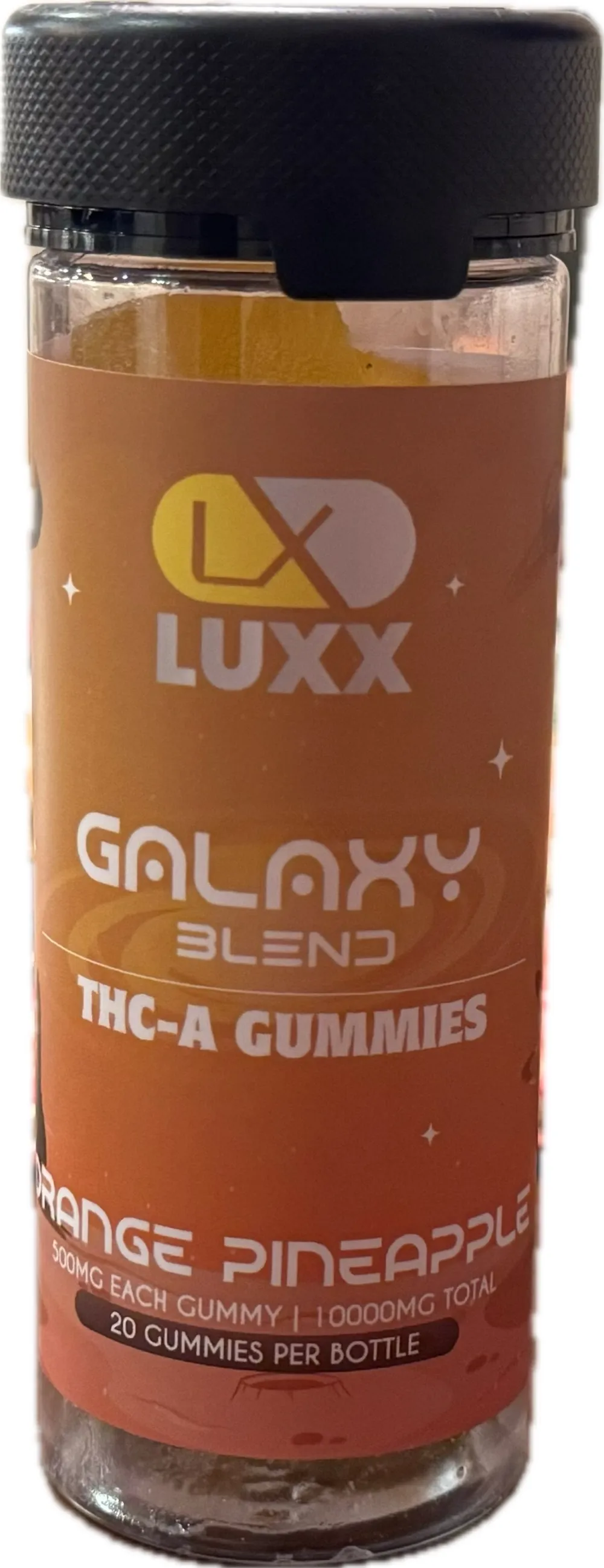 Product image 1 of 1 for Luxx Galaxy Blend THCA Gummies 10000mg -Orange Pineapple