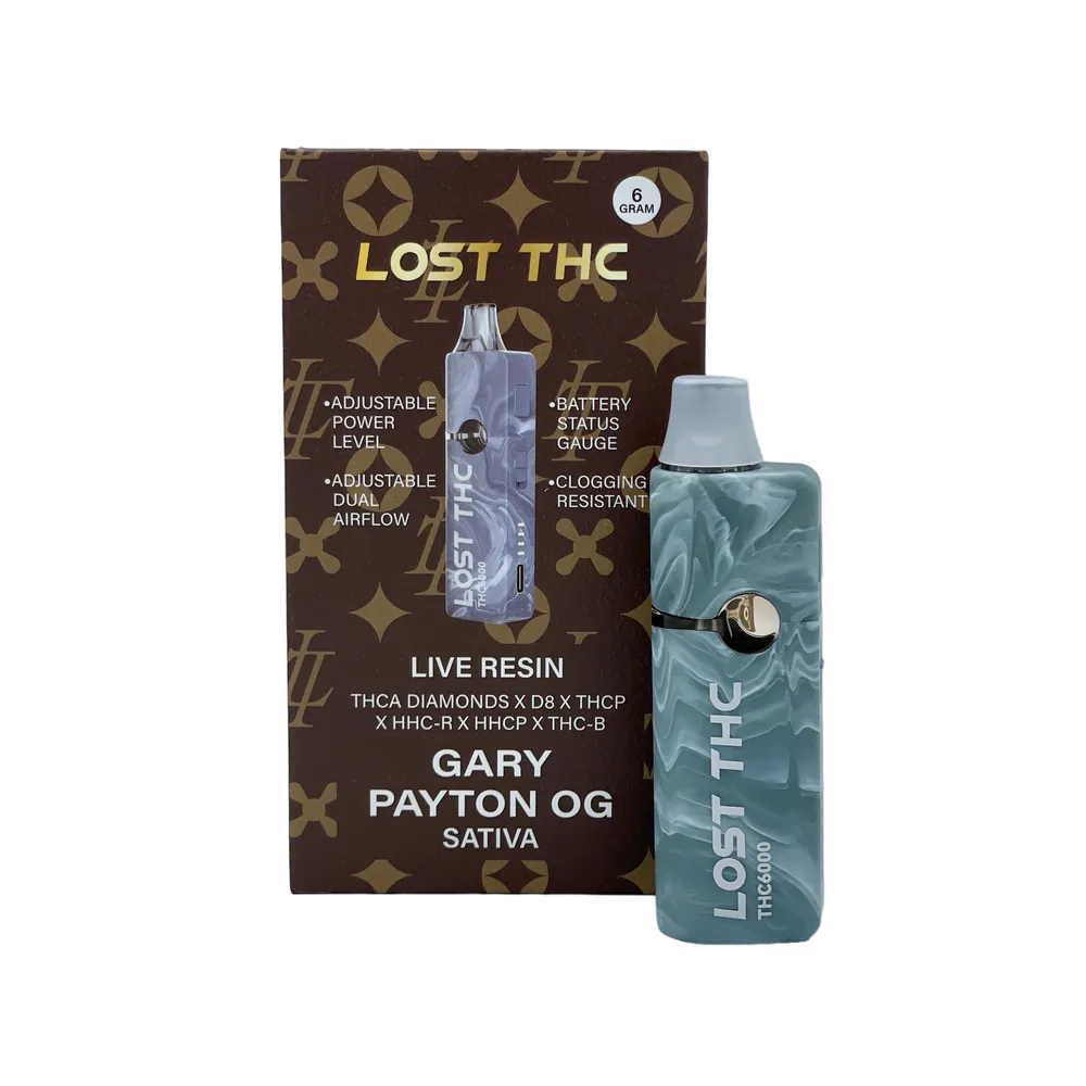 Lost THC 6 gram Disposable - Gary Payton OG | 6g Sativa: Gary Payton OG